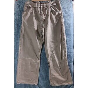 Gap Worker Jean Jeans Mens 38x30 Beige Tan Baggy Wide Leg Y2K 90s Cotton